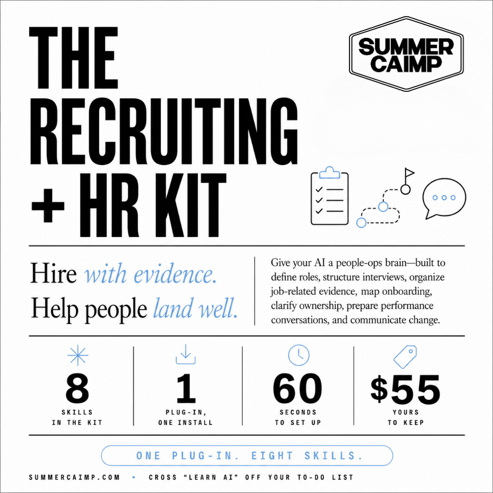 The HR & Recruiting Kit — Hire people who fit. Keep people who matter.