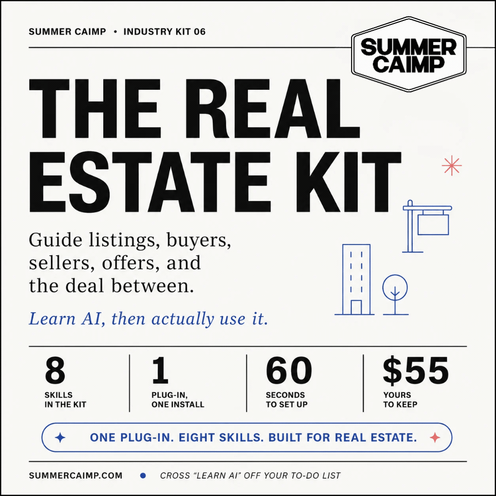 The Real Estate Kit — Guide listings, buyers and sellers with an assistant that knows the whole deal.