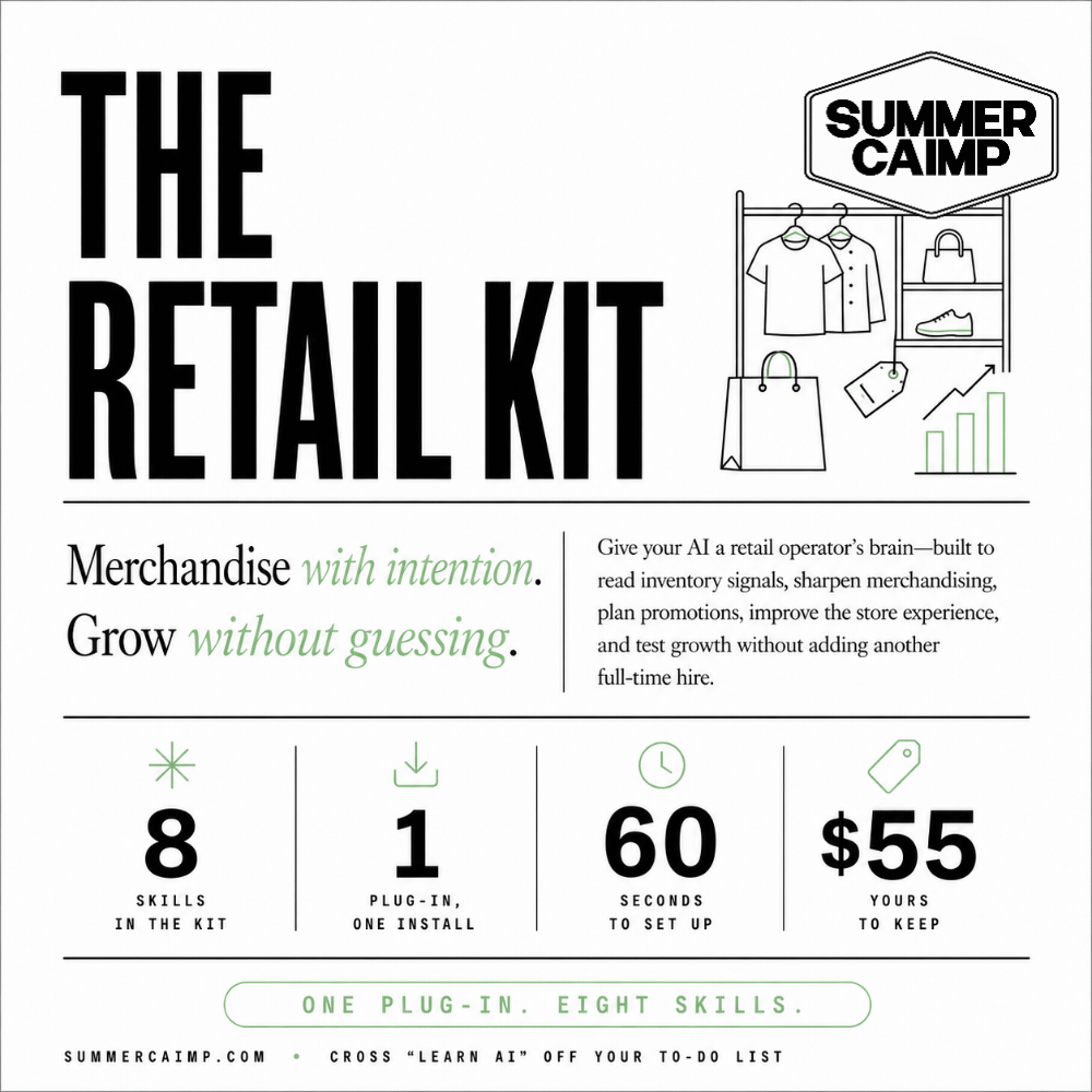 The Retail Kit — Merchandise with intention. Grow without guessing.