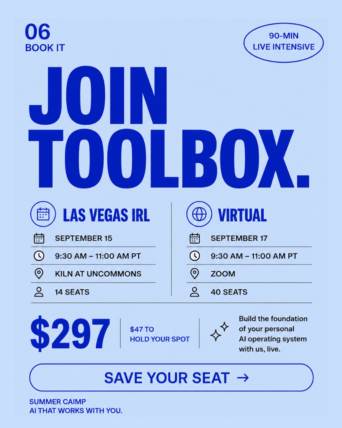 Toolbox Workshop card six